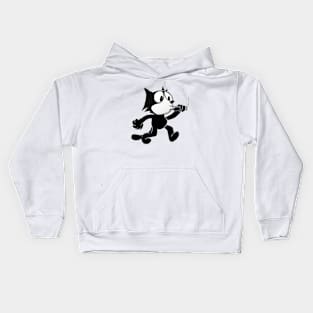 Felix The Cat Start Smoking Kids Hoodie